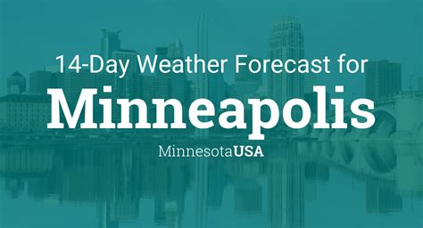 On this page we provide the most accurate results for the <strong>weather</strong> in <strong>Minneapolis</strong>. . 14 day weather forecast minneapolis